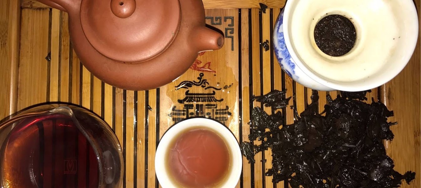 Taiwan auf chinesischem Tee Brett